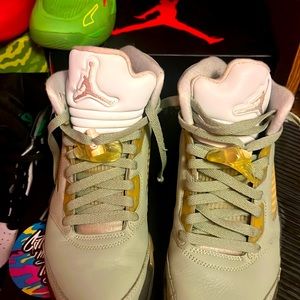 Jordan’s green 5 retros